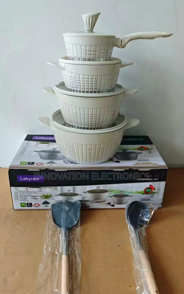 10pcs Lackryne Cookware Set