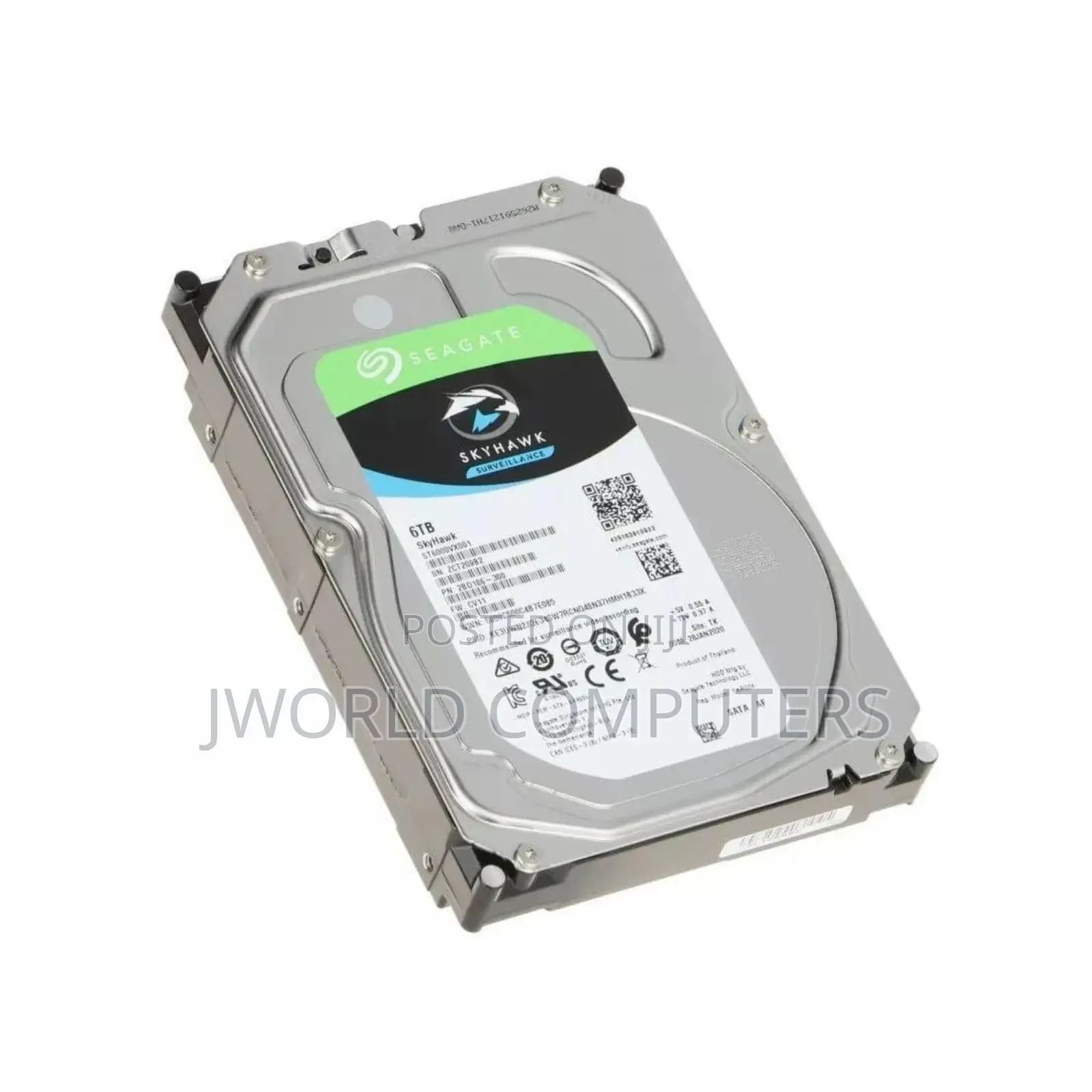 Seagate Skyhawk Hard Drive 6tb Surveillance - St6000vx009