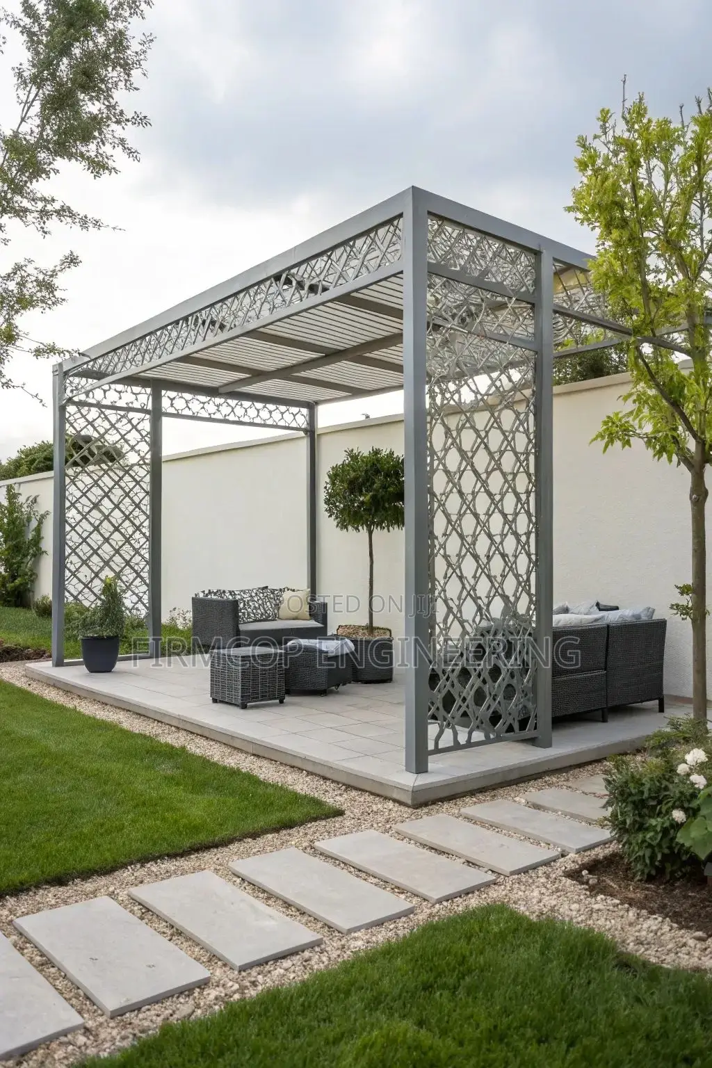 Decorative Laser Cut Pergolas