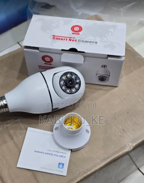 Bulb Single Lens CCTV Wifi Camera Full Hd 1080p