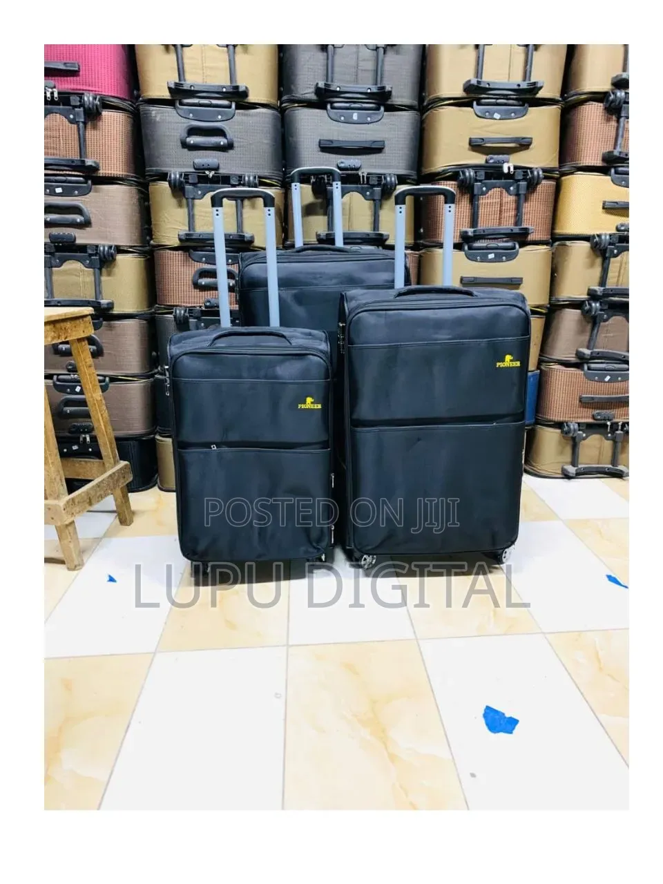 3 in 1 Fabric Laxurious Suitcase Briefcase Travel Bag