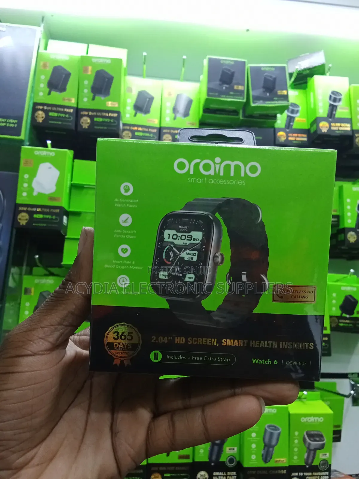Oraimo Watch 6 2.04" TFT Ip68 Smart Watch