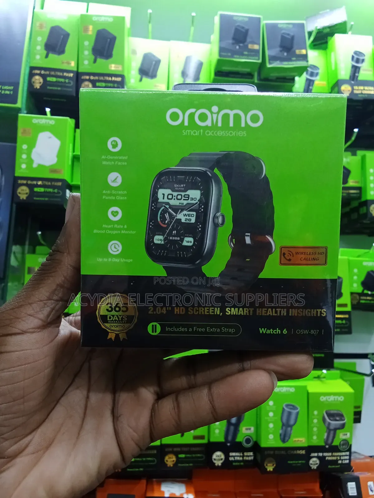 Oraimo Watch 6 2.04" TFT Ip68 Smart Watch