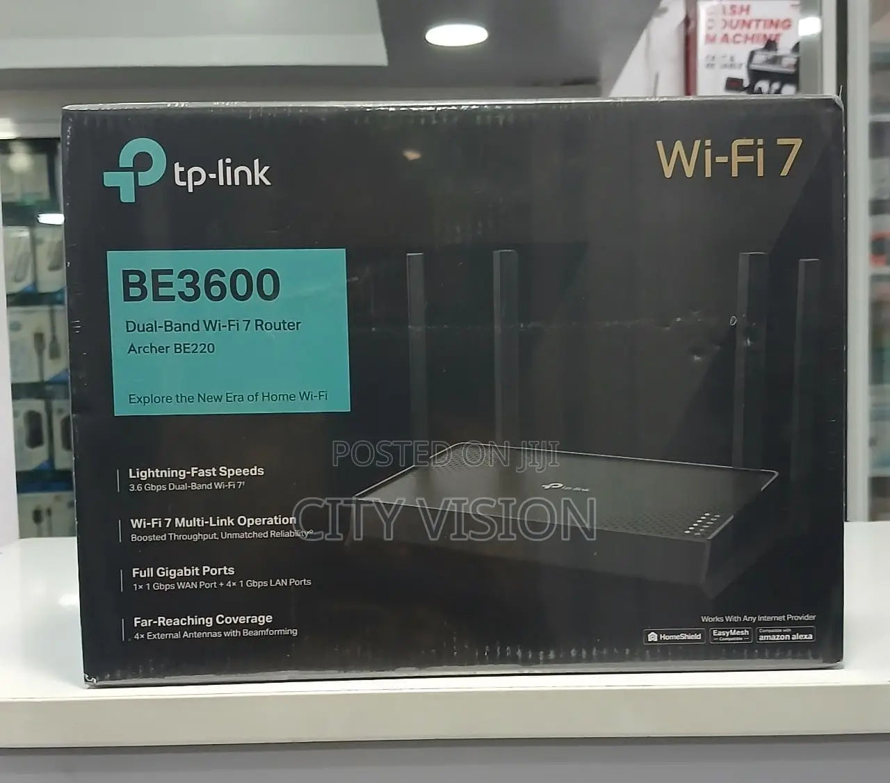 Tp-Link Archer Be220 Wi-Fi 7 Router Be3600