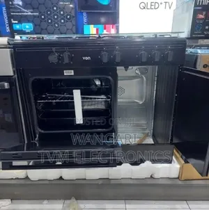 With Grilled Oven. New Von 5burner Standing Cooker