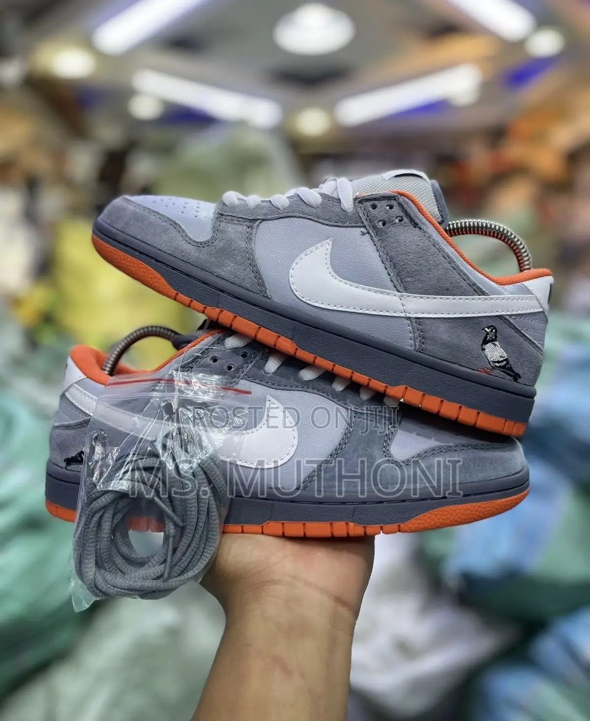“Iconic Nike Sb Dunk Low Pro in the "Pigeon" Color Way, Size :37-45