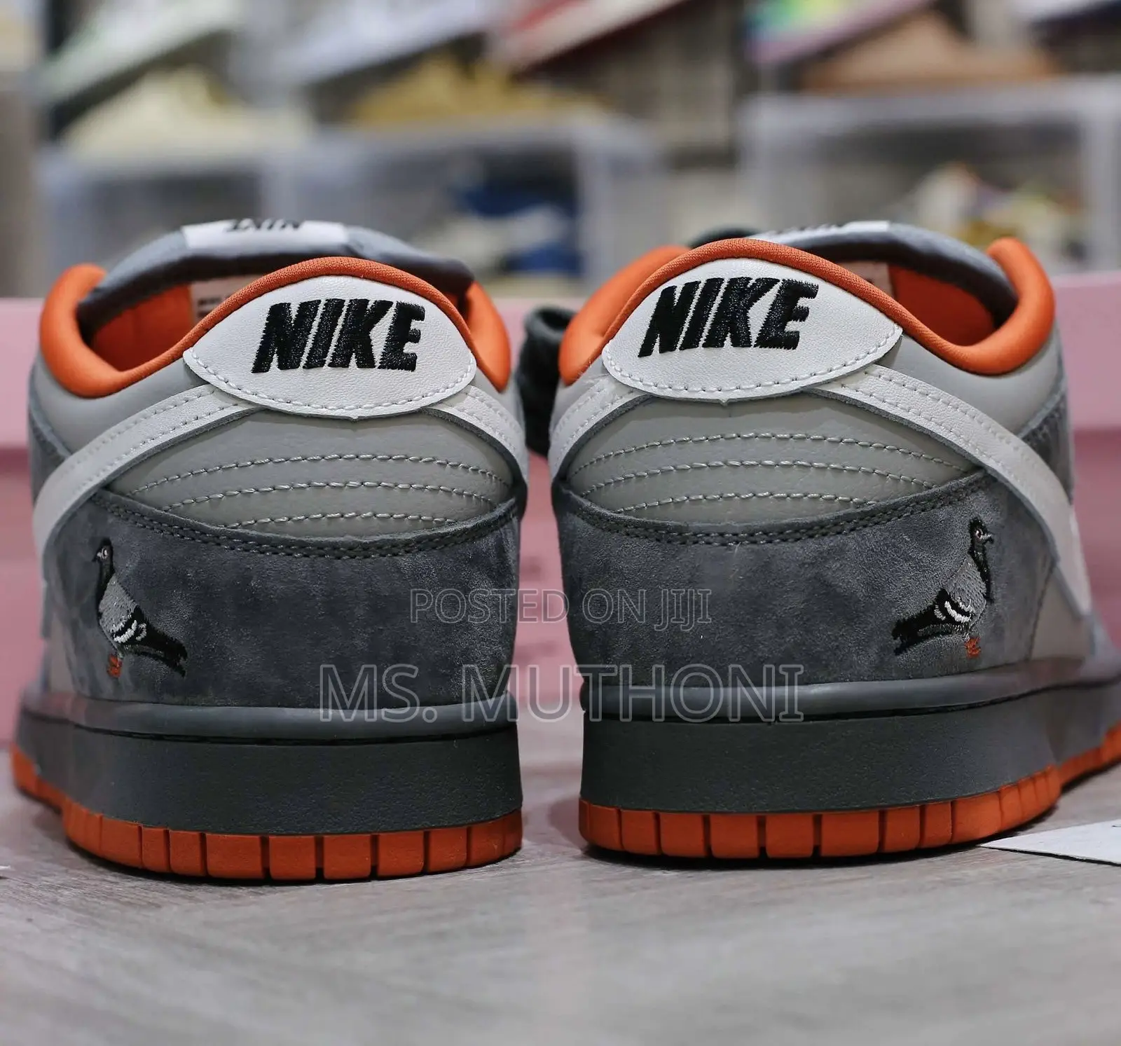 “Iconic Nike Sb Dunk Low Pro in the "Pigeon" Color Way, Size :37-45