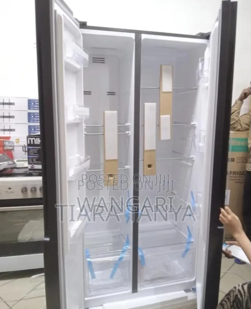 With 10year Warranty Von 429l Side by Side Fridge