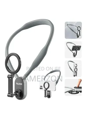 Telesin Magnetic Neck Mount for Phones | Hands-Free Neck
