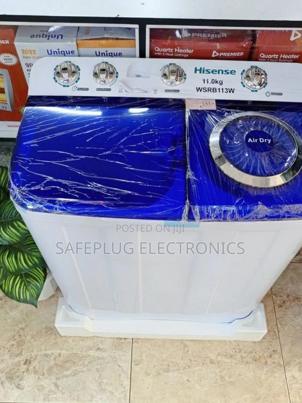 Hisense 11kg Semi-Automatic Washer – Big Capacity + Fast Spin - main view