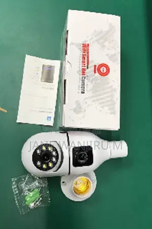 Quality V380 Dual Lens Bulb PTZ Camera Wifi Enabled