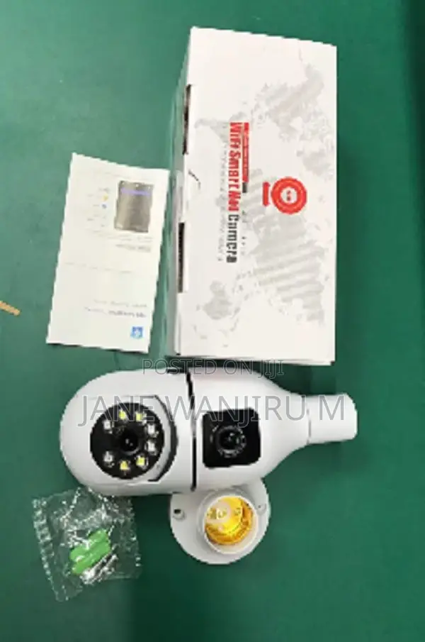 Quality V380 Dual Lens Bulb PTZ Camera Wifi Enabled