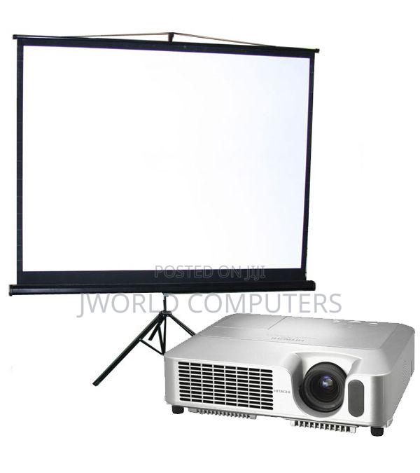 Techcom Tc-TPS-2200 Tripod Projector Screen 200 X 200 - thumbnail 4