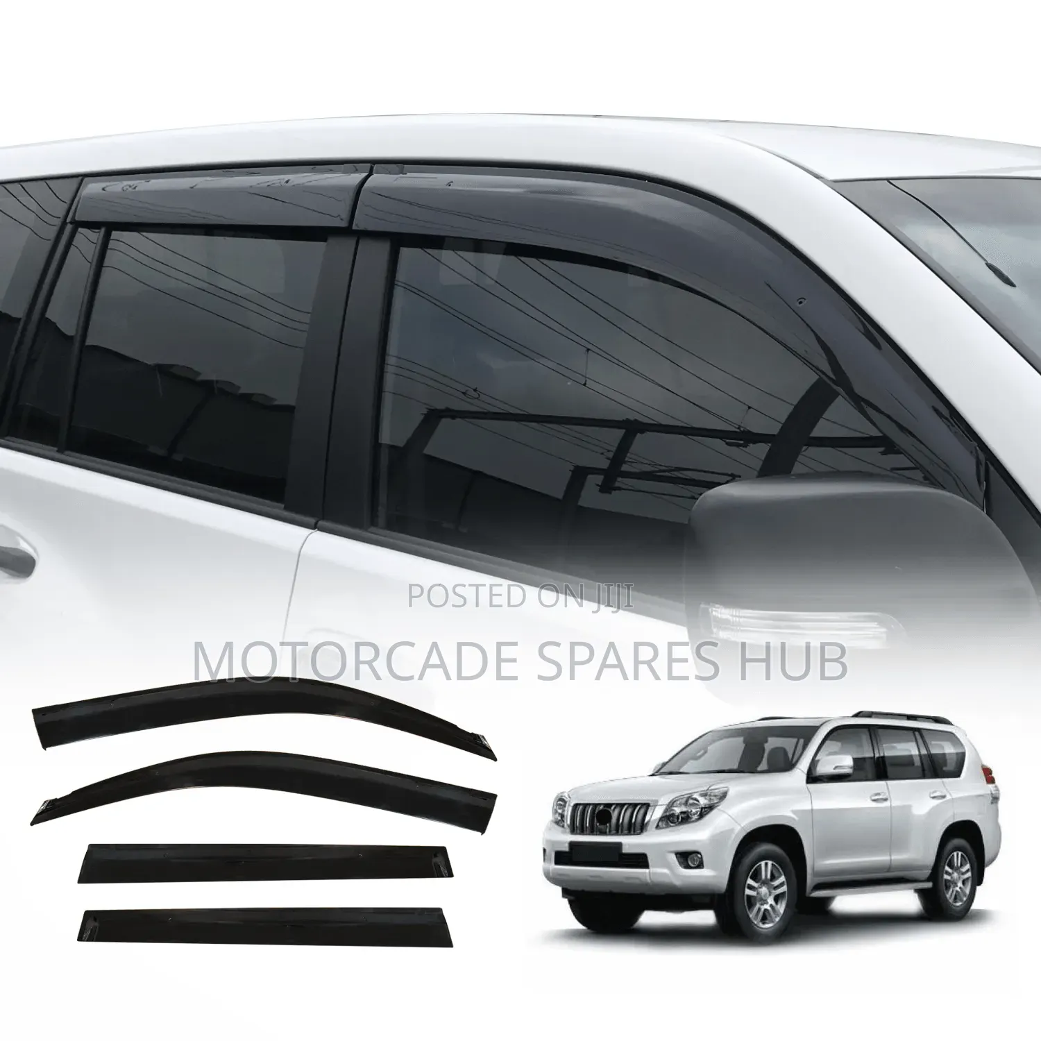 Land Cruiser Toyota Prado Fj 150 160 165 Window Visors/Windbreakers