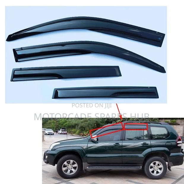 Toyota Land Cruiser Prado J120 2003-2009 Window Visors/Windbreaker Set