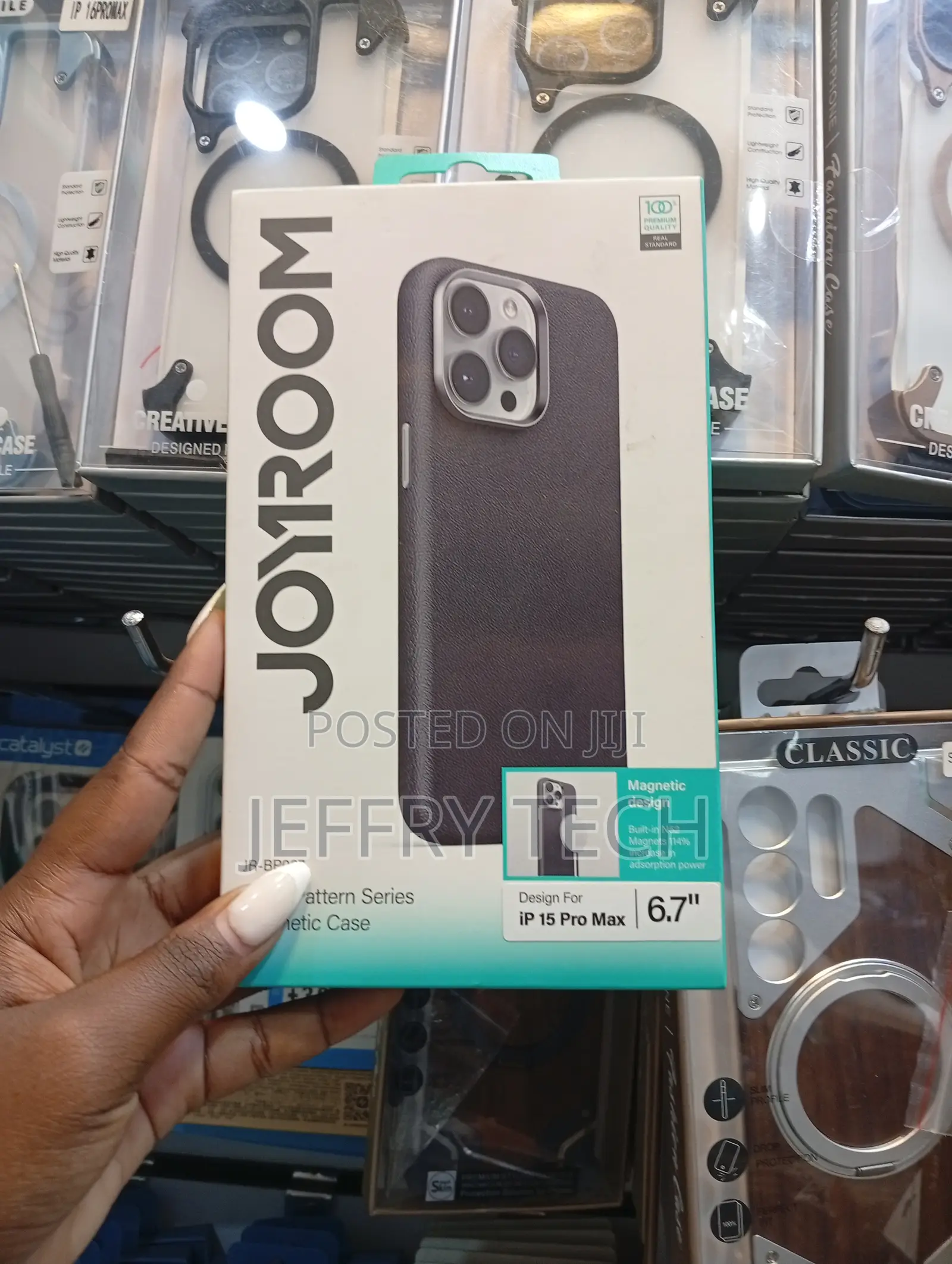 Series Magnetic Phone Case Designed for the iPhone 15 Pro Max.