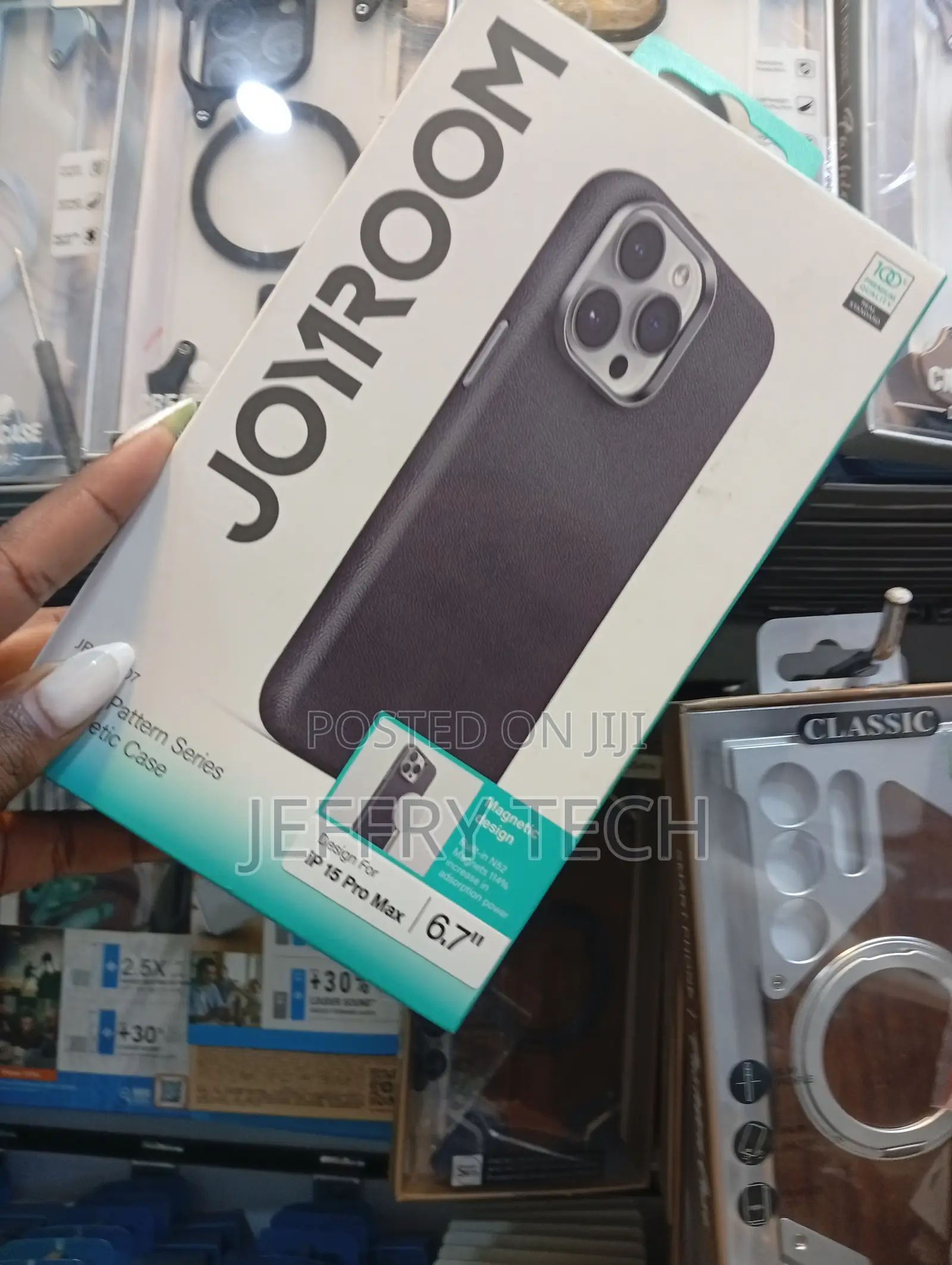Series Magnetic Phone Case Designed for the iPhone 15 Pro Max.