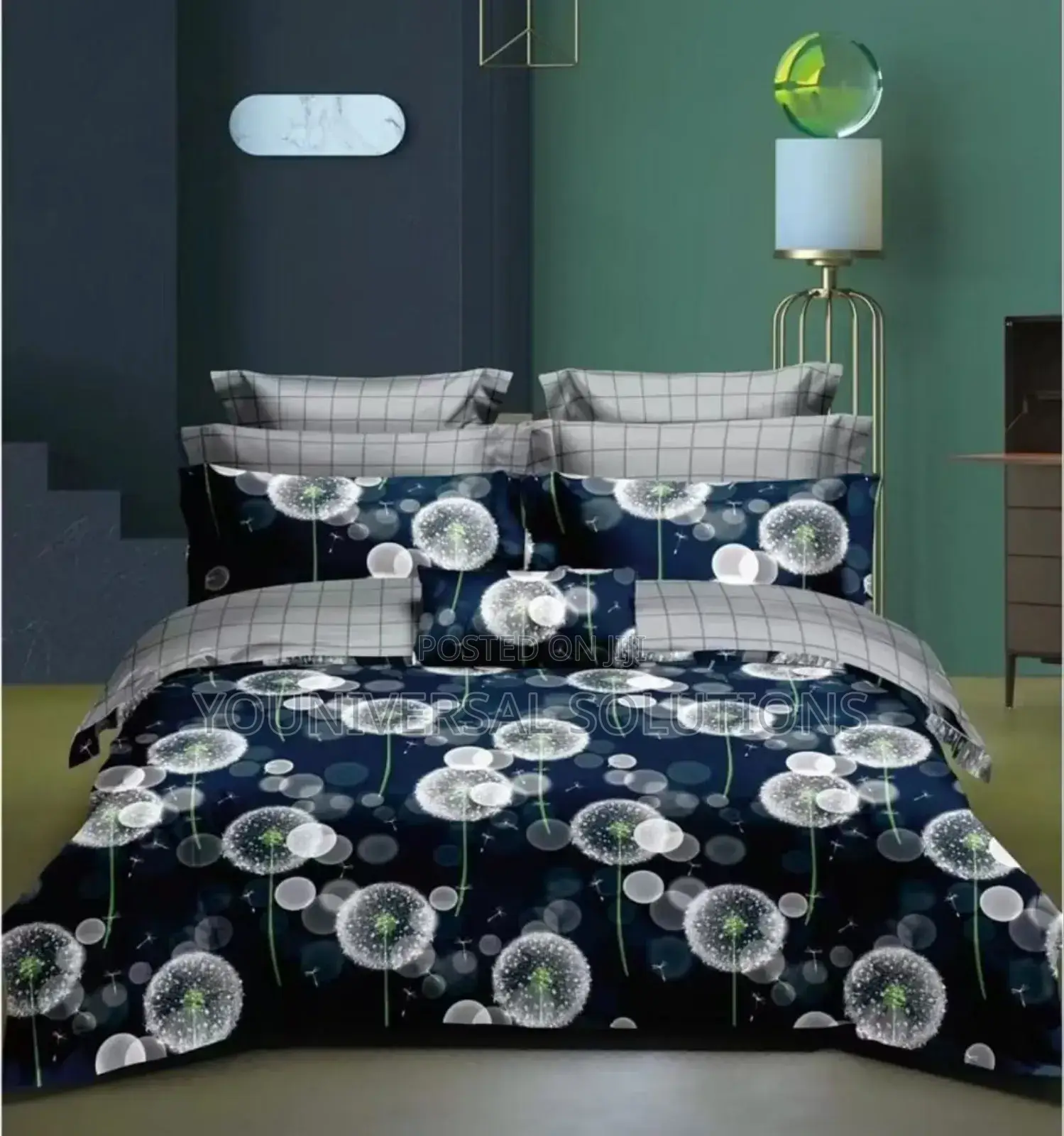 High Quality Cotton Flowered Duvet Covers. Size: 6x6 Pillowcases: