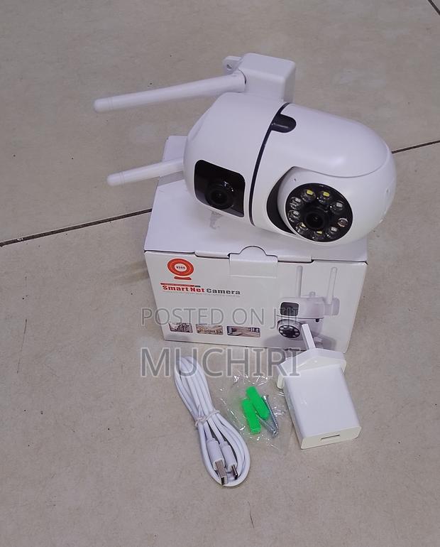 Wall Mounted V380 Dual Lens Wifi Bulb PTZ Camera