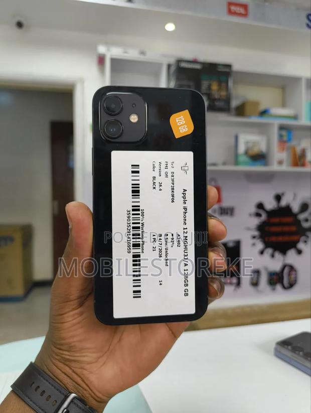 New Apple iPhone 12 128 GB Black - thumbnail 2