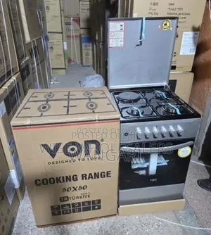 Colour Silver. Newly Von 50*50 3+1 Standing Cooker