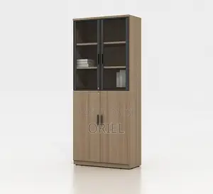 Office Cabinet : Lockable 2-Door Wooden Office Filing Cabinet