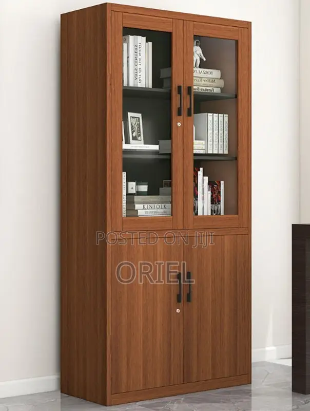 Office Cabinet : Lockable 2-Door Wooden Office Filing Cabinet