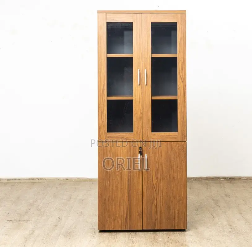 Office Cabinet : Lockable 2-Door Wooden Office Filing Cabinet