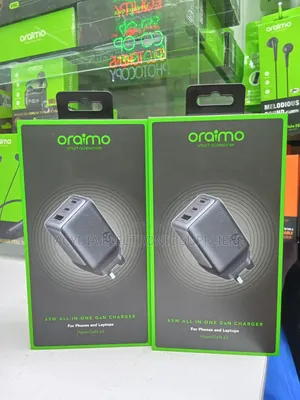 Oraimo Hypergan 65 65w All-in-One Gan Charger for Phone and Laptop