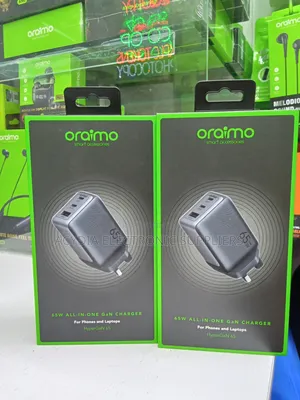 Oraimo Hypergan 65 65w All-in-One Gan Charger for Phone and Laptop