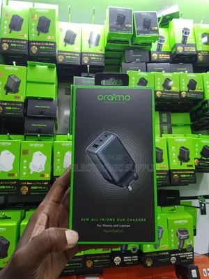 Oraimo Hypergan 65 65w All-in-One Gan Charger for Phone and Laptop