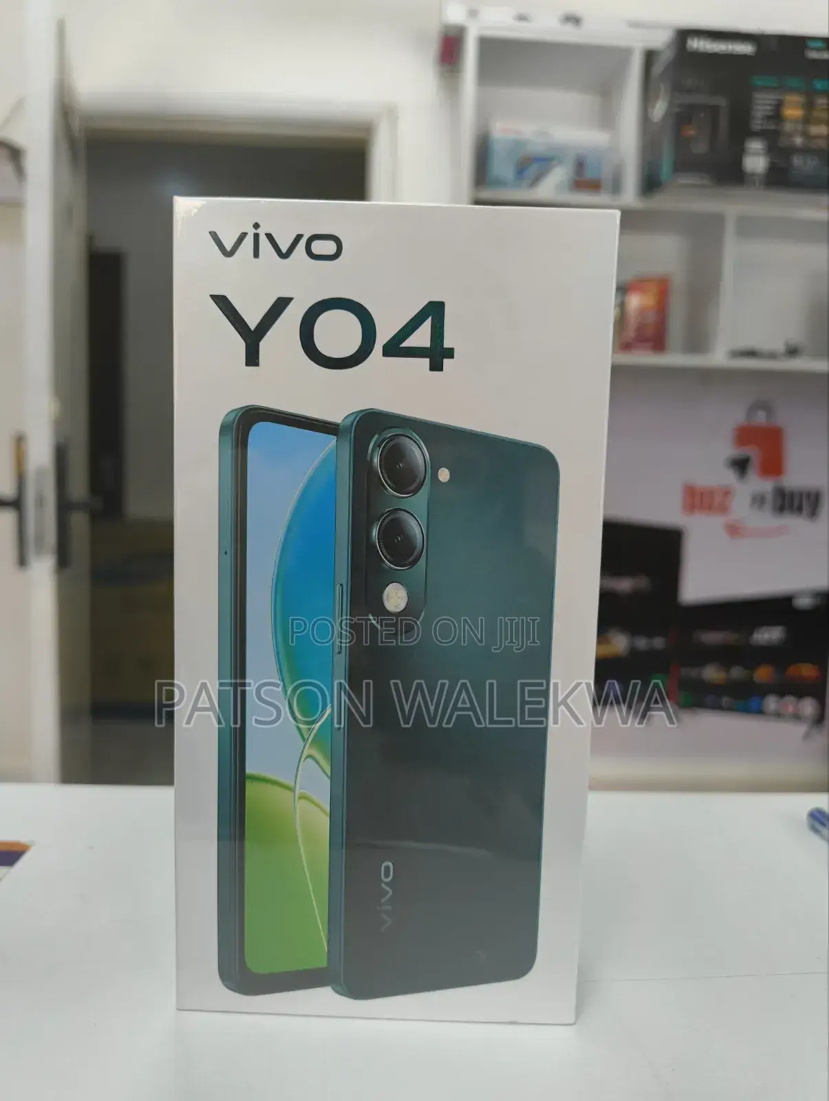 New Vivo Y04 128 GB Black
