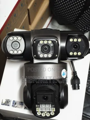 Triple Lens 4g Electric Model Ethernet Cable Three Independent Cameras