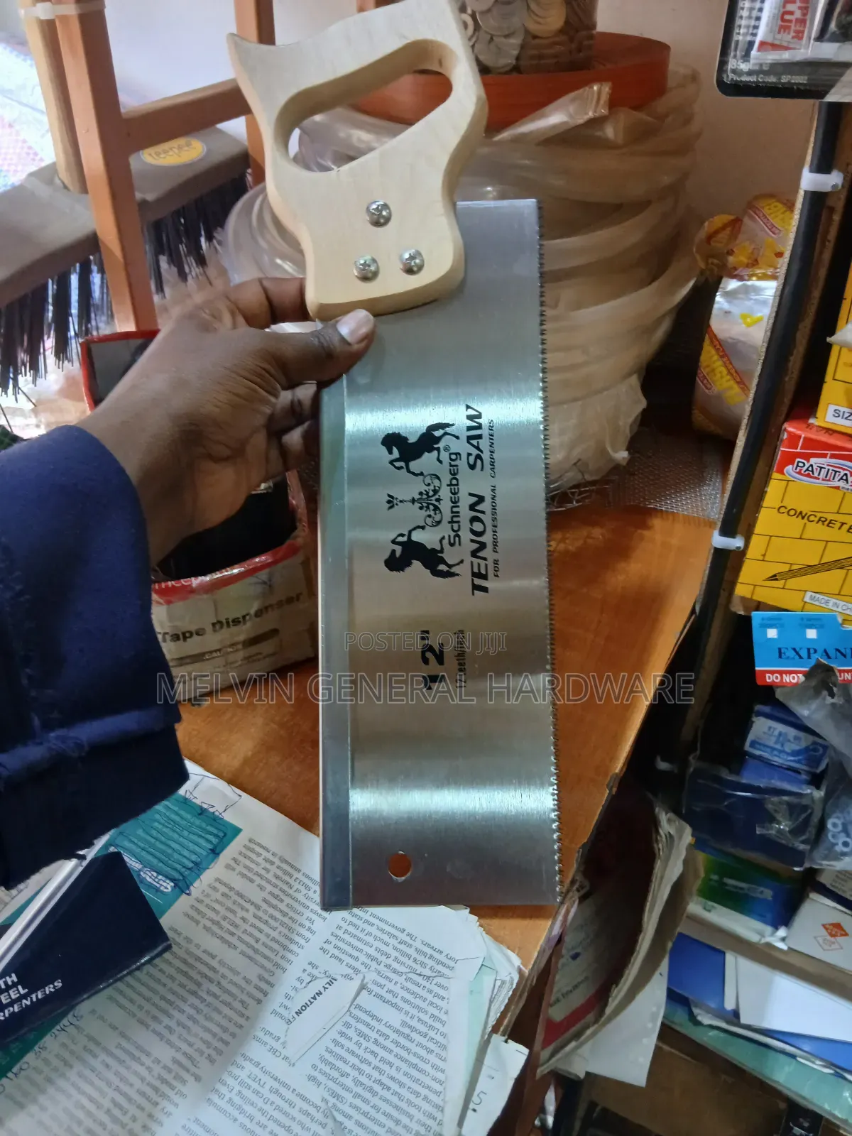 Wooden Handle Tenon Saw 12"