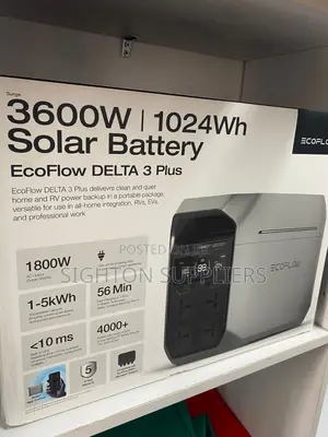 Delta 3 Plus Ecoflow 1024wh Portable Power Station