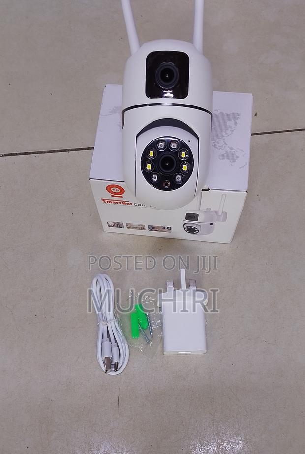 Wall Mounted V380 Bulb Wifi Dual Lens Camera Bulb Color Night Vision