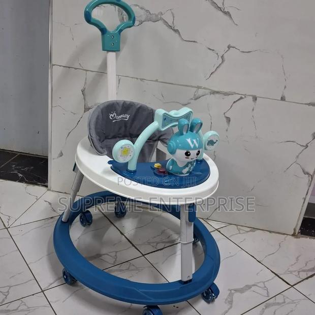 Round Movable/Foldable Baby Walker
