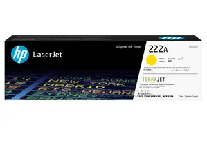 Hp 222a Yellow Original Laserjet Toner Cartridge - W2222a