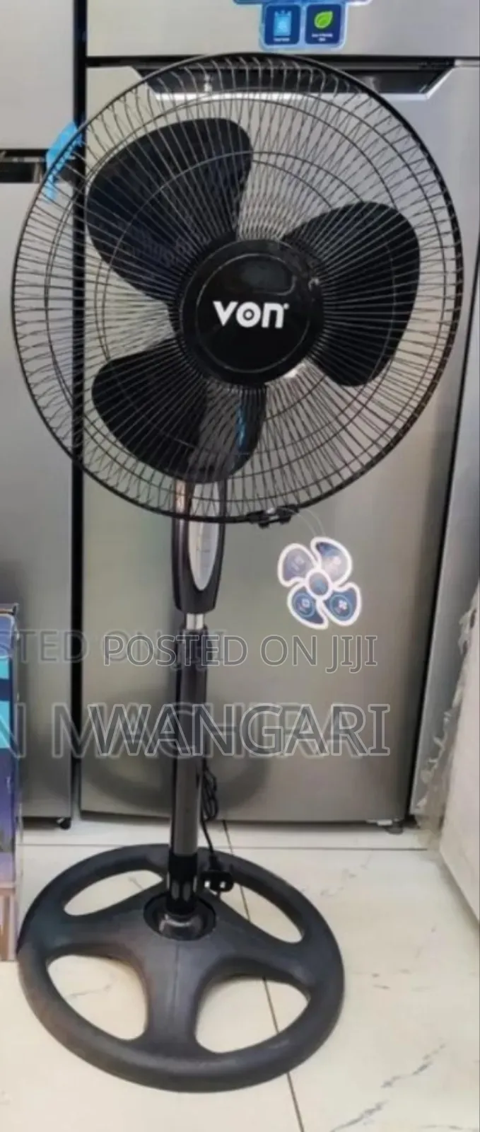 Color Black New Von 16inches Stand Fan