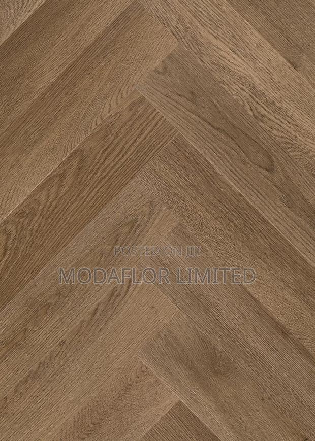 SPC Herringbone Flooring for Living Room, Bedroom and Office Use
