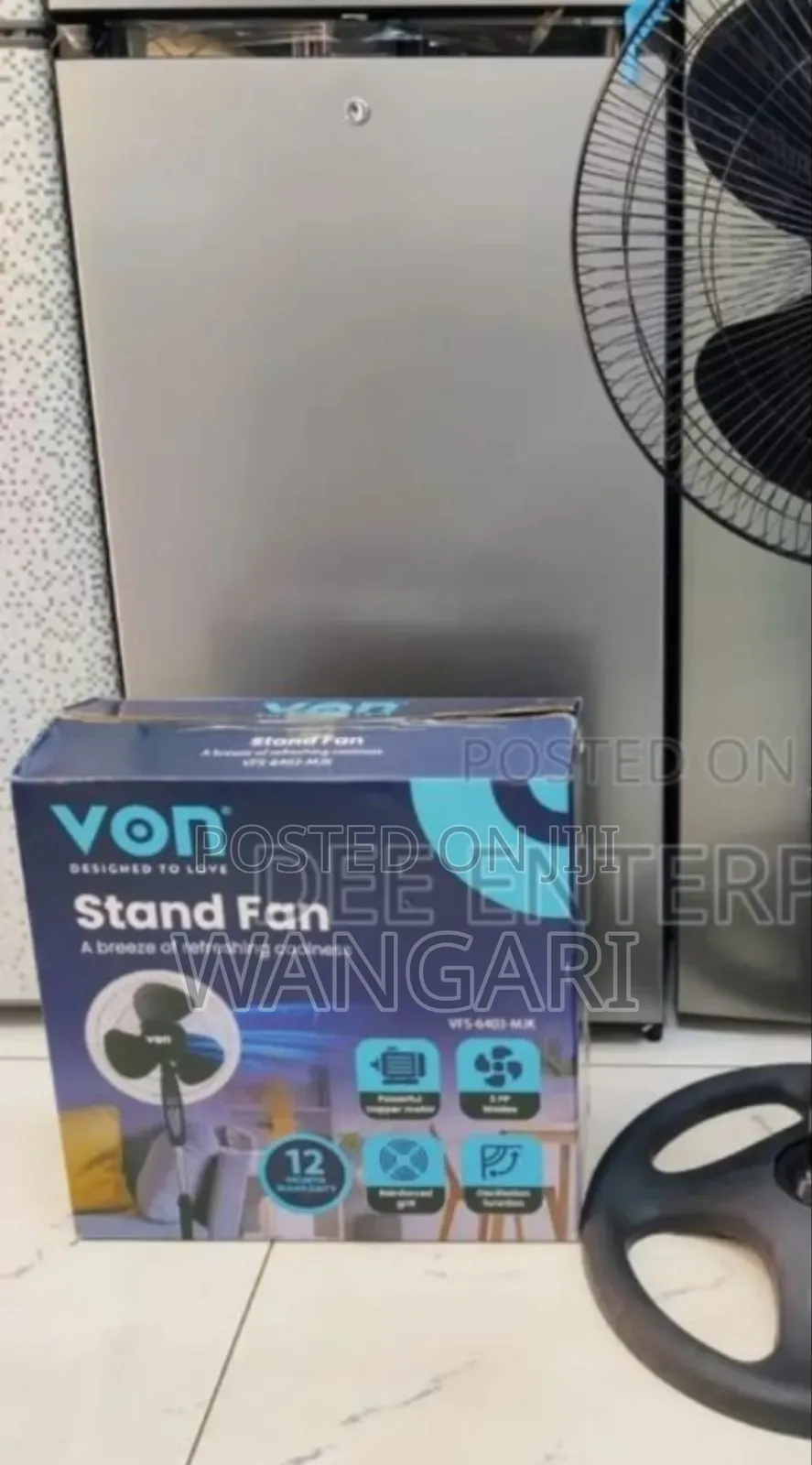 Newly Restocked Von 16inches Stand Fan. Brand New