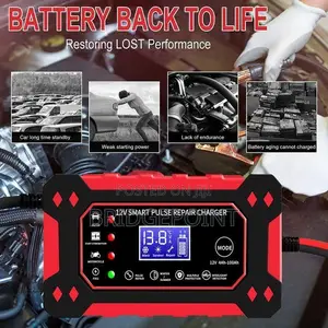 12v Intelligent Pulse Repair Battery Charger + Maintainer