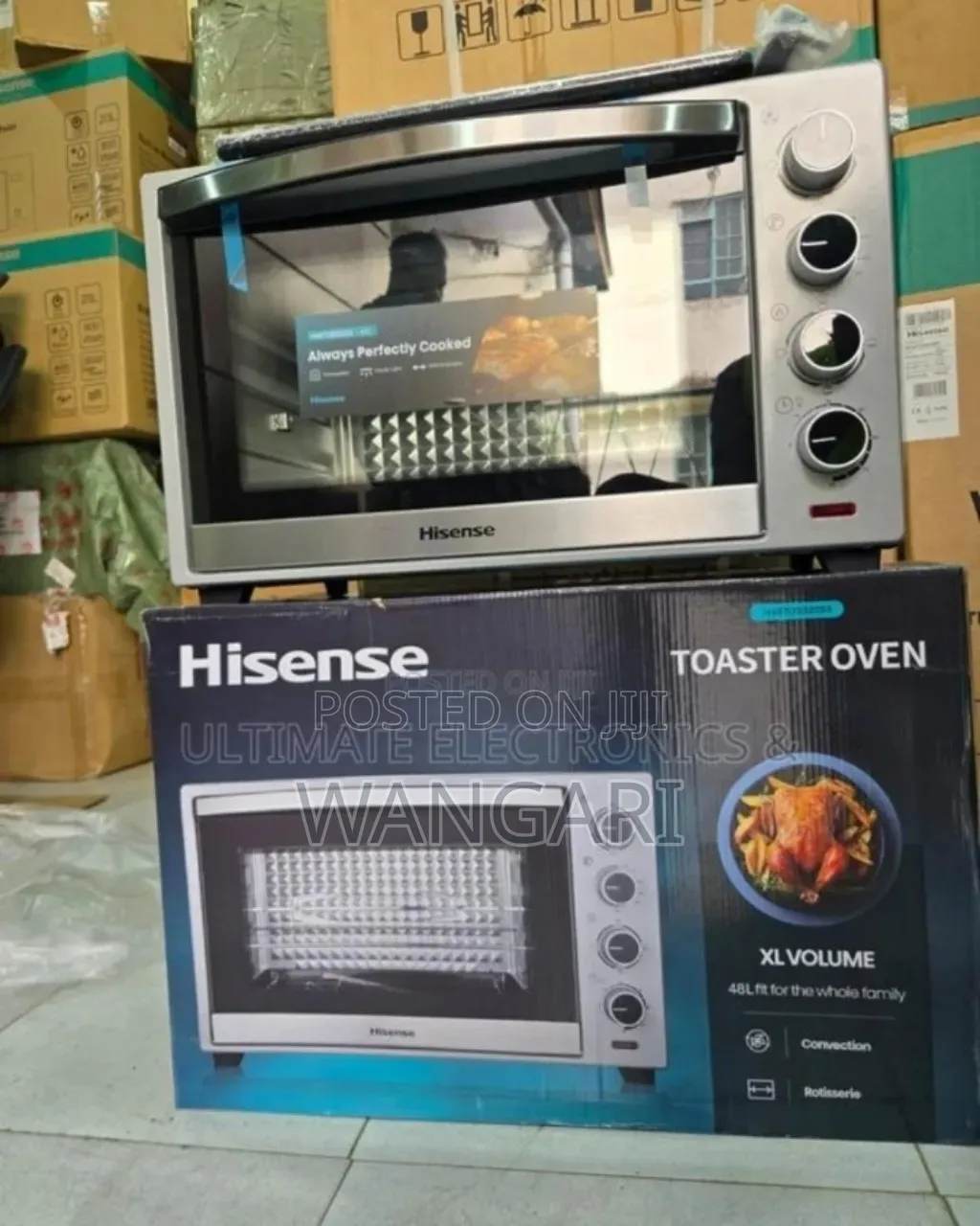 WTH 3knob Setting Hisense 38l Oven