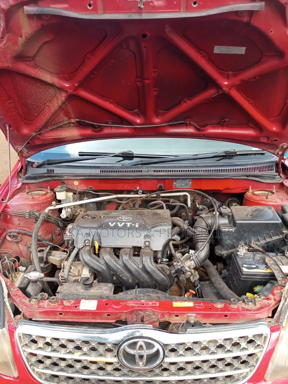 Toyota Corolla Fielder 2004 Red
