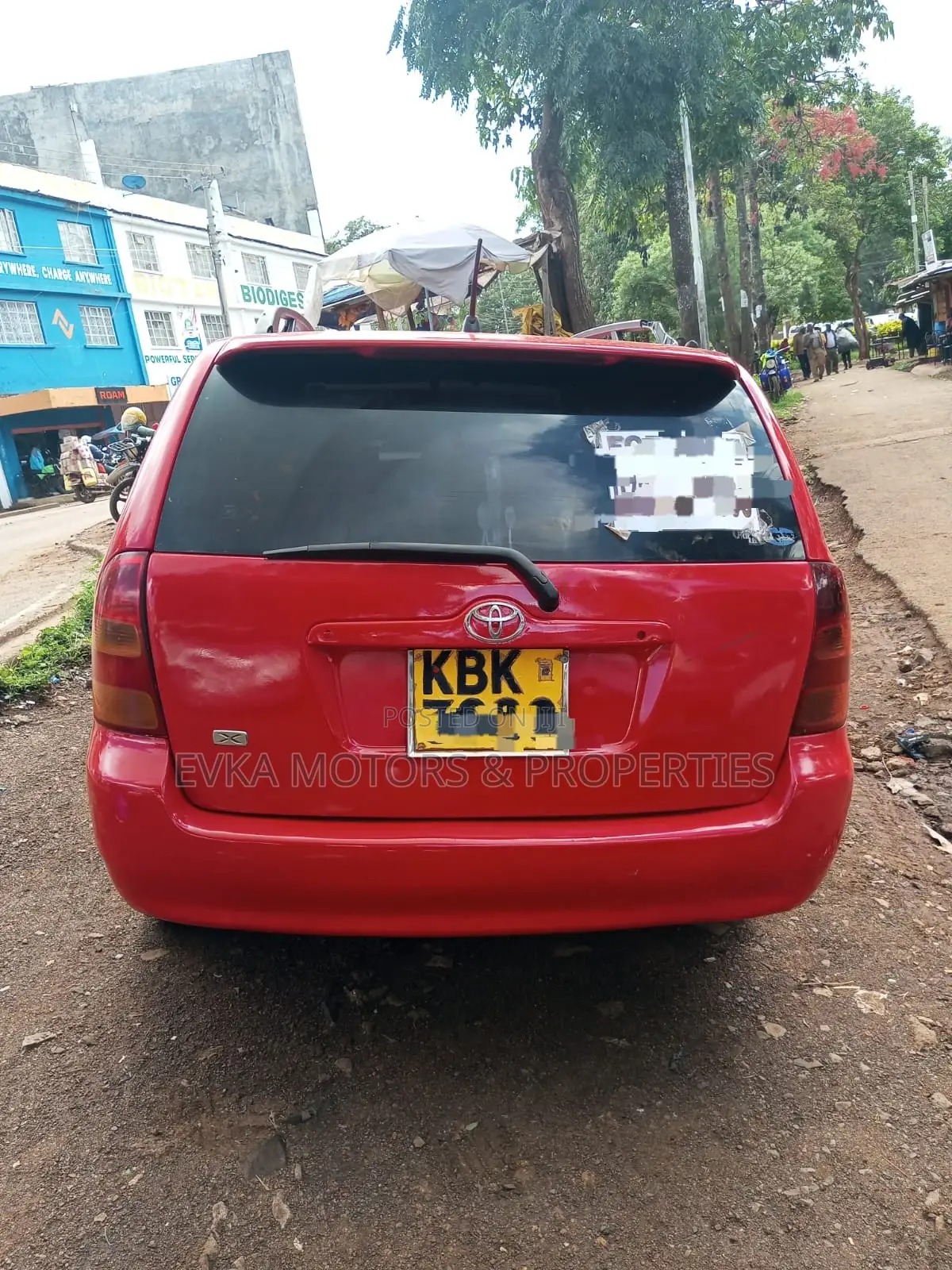 Toyota Corolla Fielder 2004 Red