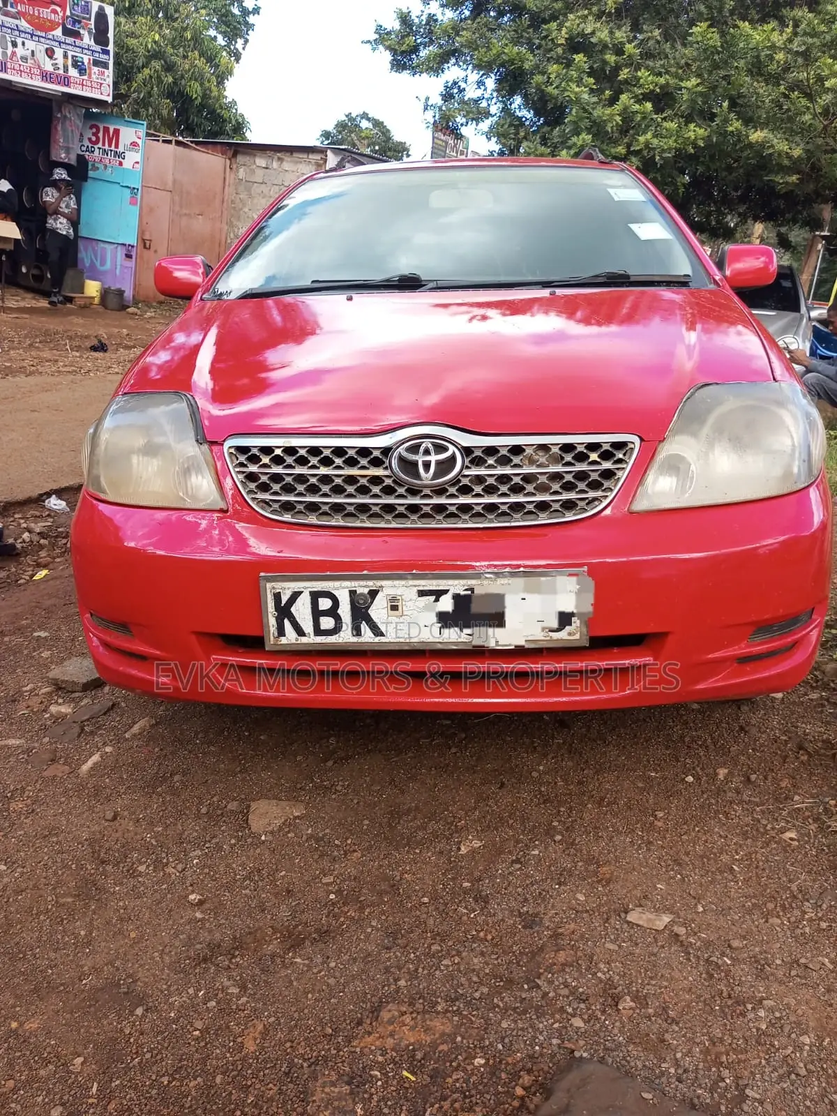 Toyota Corolla Fielder 2004 Red
