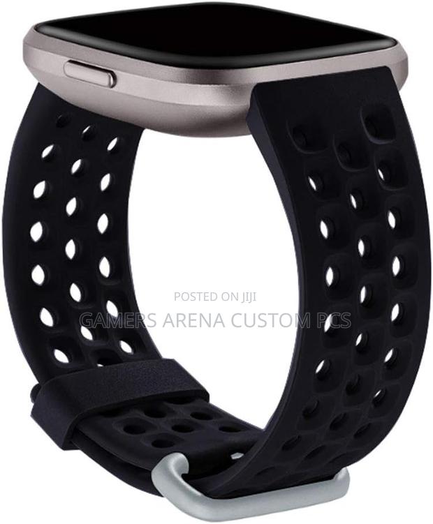Fitbit Versa 2 Versa Lite Silicone Breathable Sport Wristbands Strap - thumbnail 3