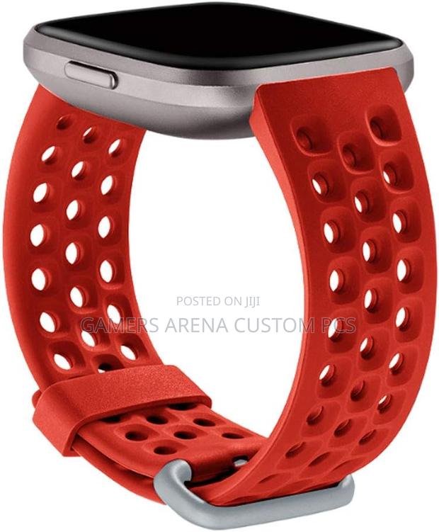 Fitbit Versa 2 Versa Lite Silicone Breathable Sport Wristbands Strap - thumbnail 5