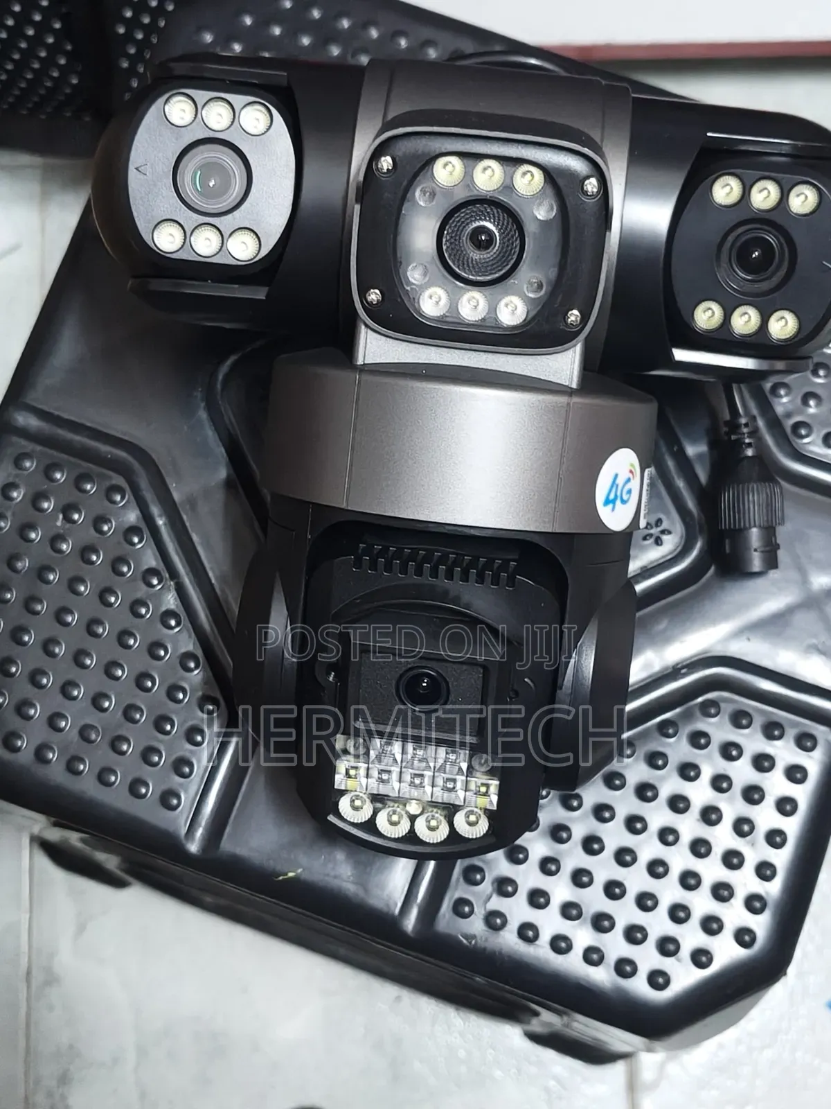 Triple Lens Three-Way Viewing 4g Sim Electric Model Has Ethernet Cable