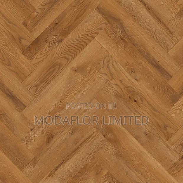 SPC Waterproof Herringbone Flooring for Durable Floor Protection Use